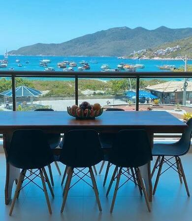 Apartamento Frente Ao Mar Em Resort Pe Na Areia 아라이알도카보 외부 사진