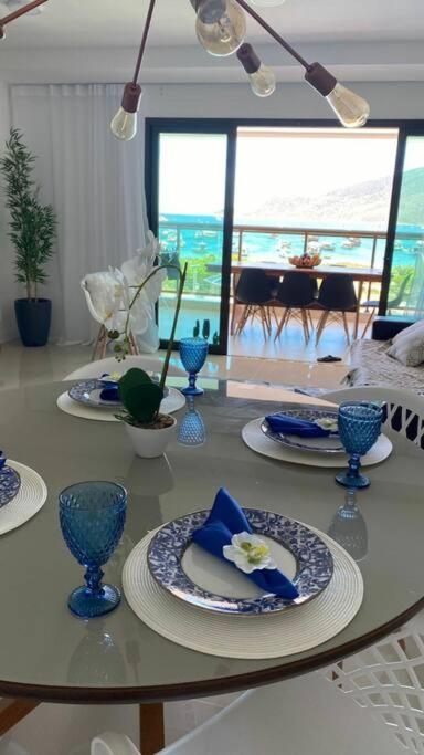 Apartamento Frente Ao Mar Em Resort Pe Na Areia 아라이알도카보 외부 사진