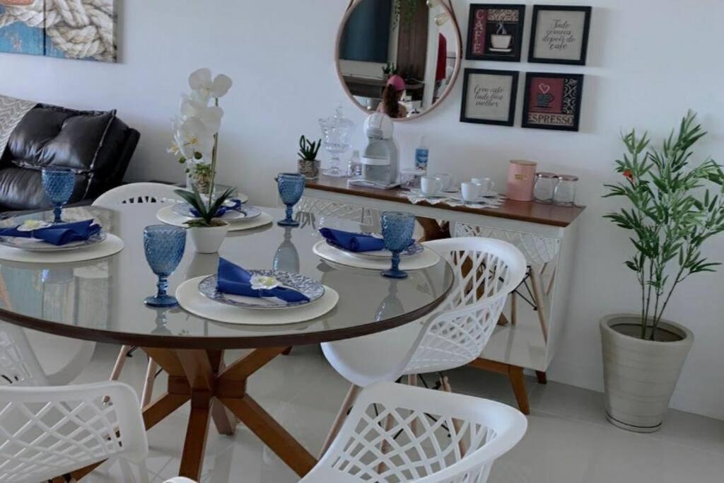Apartamento Frente Ao Mar Em Resort Pe Na Areia 아라이알도카보 외부 사진