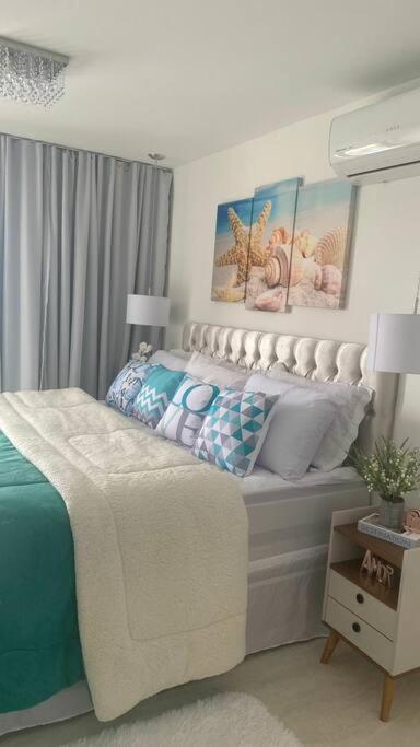 Apartamento Frente Ao Mar Em Resort Pe Na Areia 아라이알도카보 외부 사진