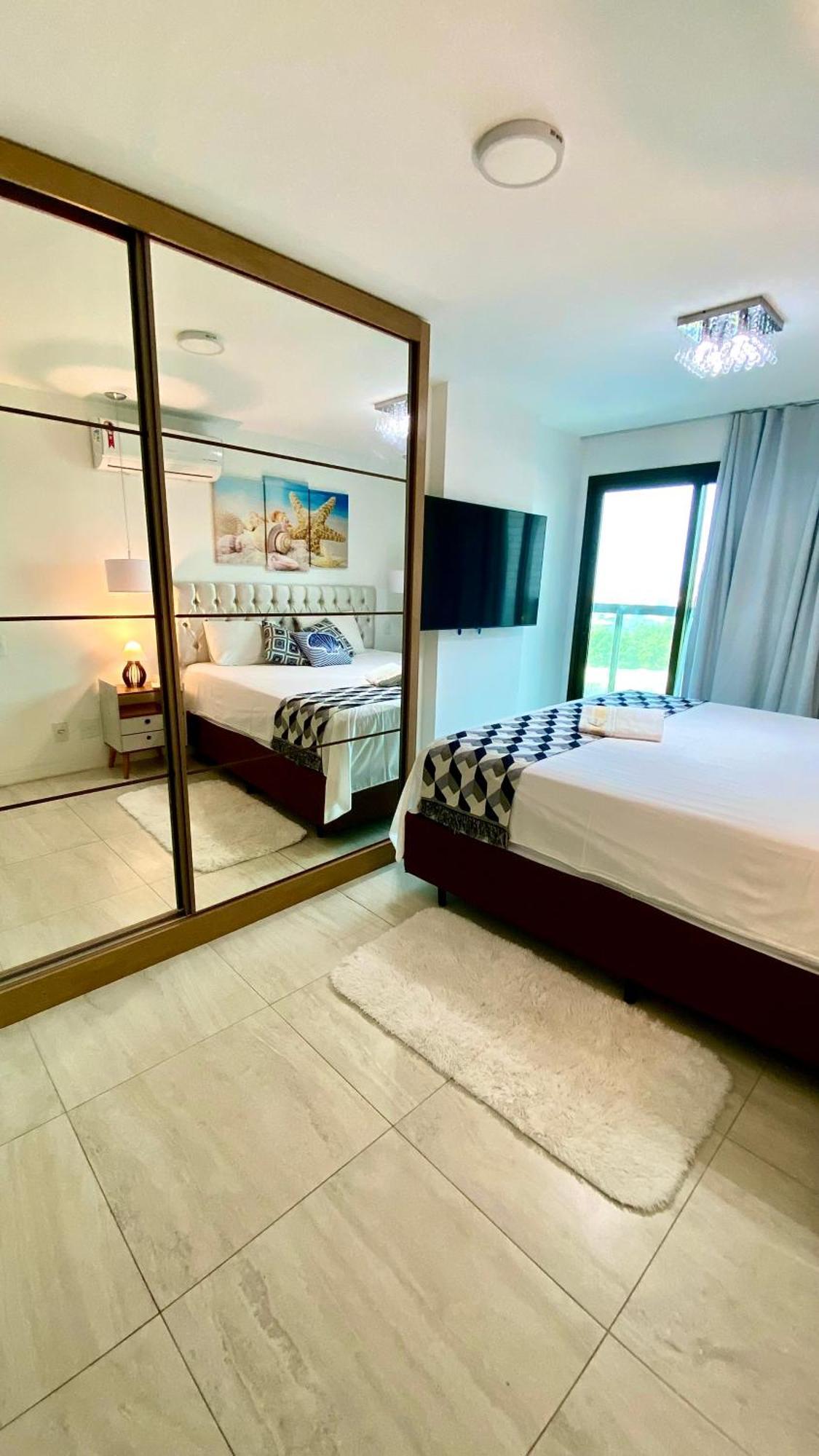 Apartamento Frente Ao Mar Em Resort Pe Na Areia 아라이알도카보 외부 사진